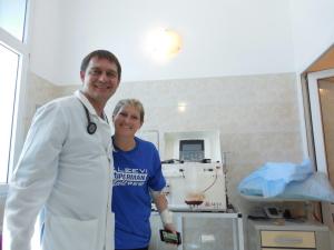 Me & Dr. Fedorenko.  Yes, he always has that twinkle in his eyes.