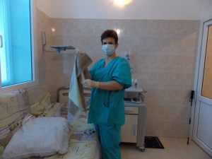 One of the cleaning staff who was always practicing her English.