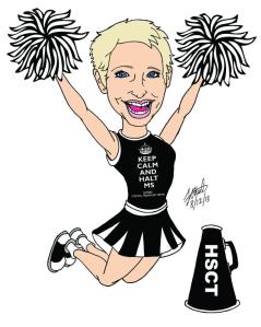 Cheering on my HSCT friends around the globe.  Give me an H-S-C-T!!!